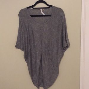 Poncho style sweater